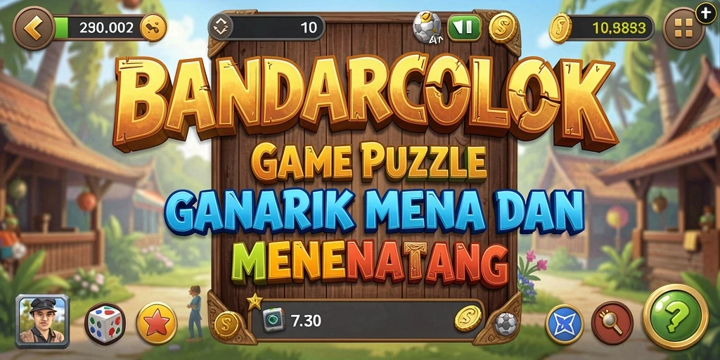 Screenshot gameplay BANDARCOLOK menampilkan puzzle yang menantang dan menarik.