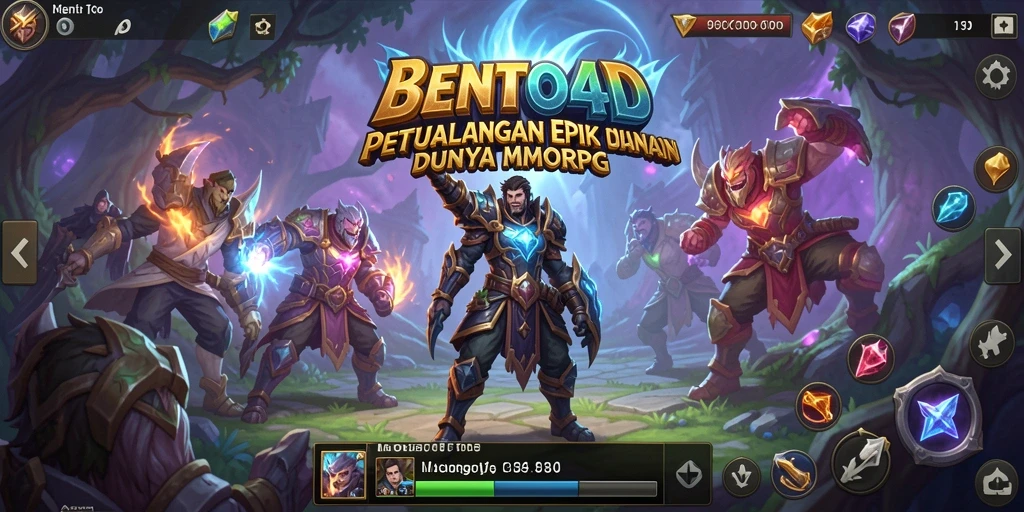 Tampilan screenshot <strong>BENTO4D</strong> menampilkan aksi pertempuran menarik dalam dunia MMORPG.