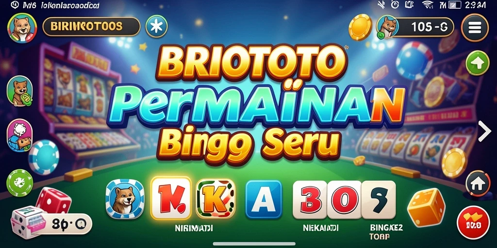 Tampilan menarik dari gameplay Bingo di BRIOTOTO dengan peserta yang aktif.