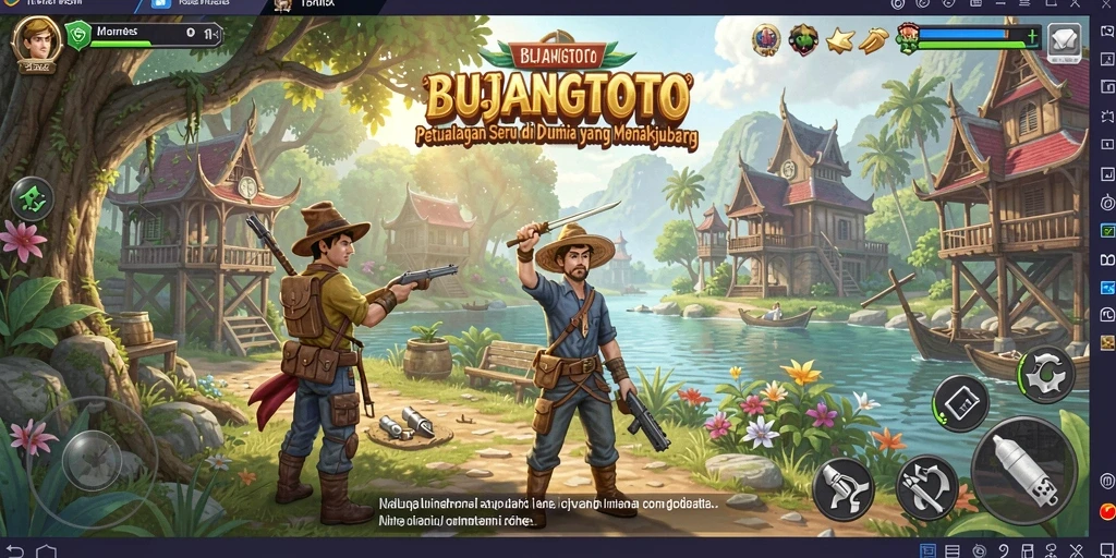 Tampilan gameplay seru dalam petualangan BUJANGTOTO dengan grafis menawan.
