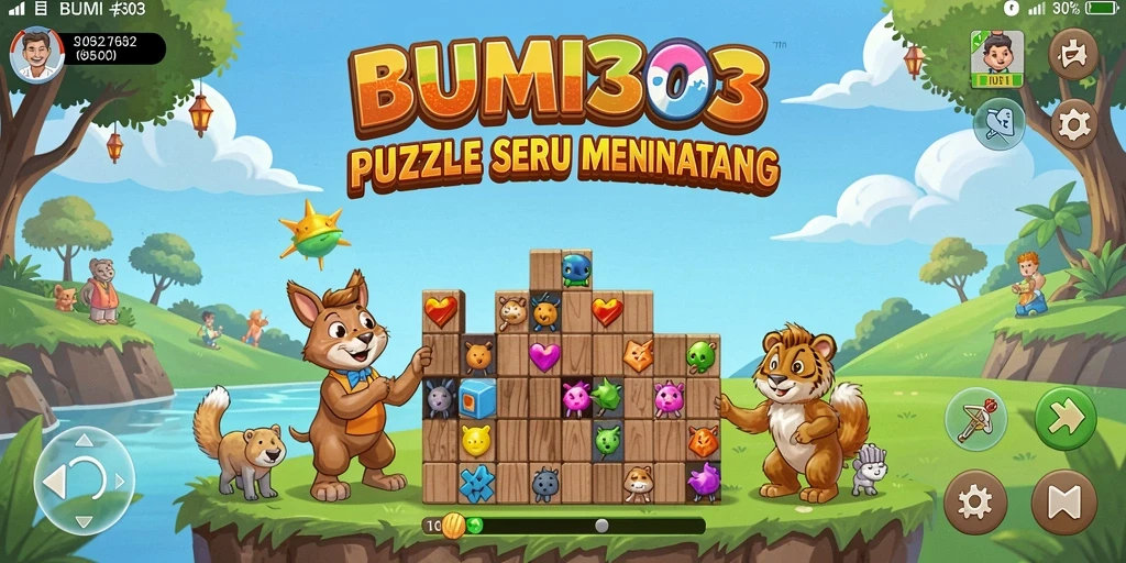 Tampilan gameplay menantang di BUMI303