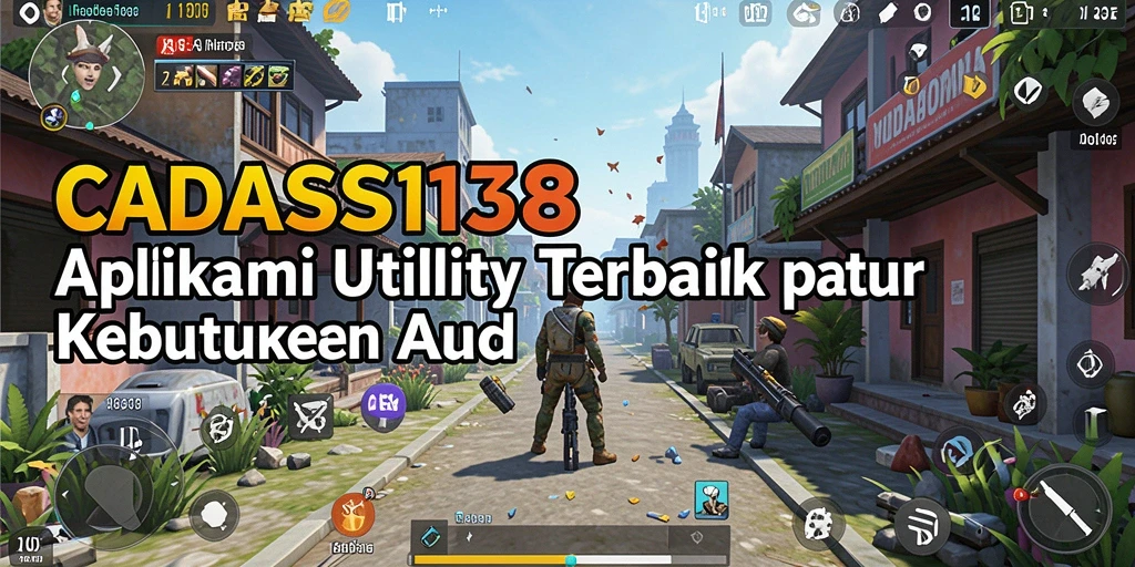 Tampilan utama CADAS138 dengan akses mudah ke berbagai fitur Utility.