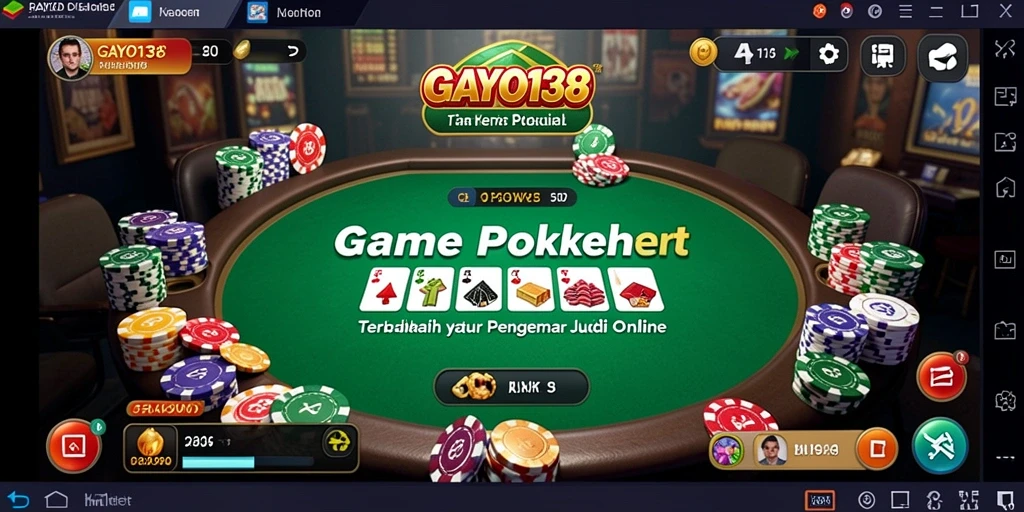 Tampilan GAYO138 dengan gameplay Poker yang mendebarkan.