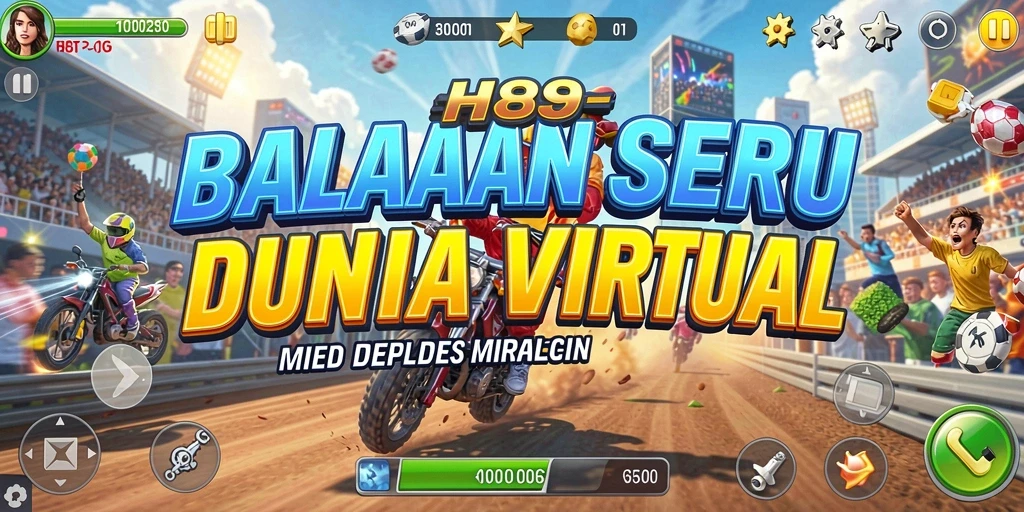 Gameplay balap seru dengan mobil cepat dan lintasan menantang.