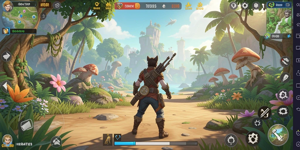 Tangkapan layar utama HEBAT303 menampilkan gameplay dinamis di dunia terbuka