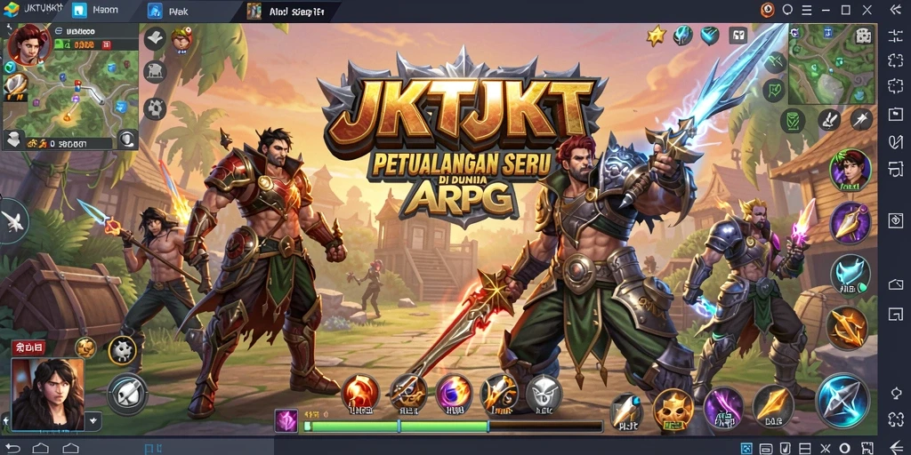 Tampilan menarik dari gameplay seru JKTJKT.