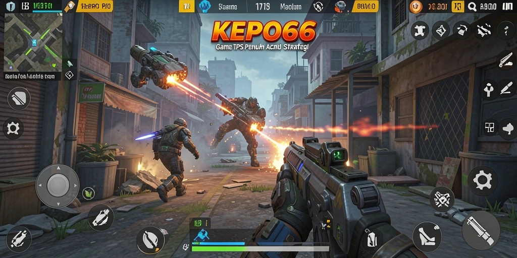 Tampilan gameplay KEPO66 dengan aksi menegangkan.