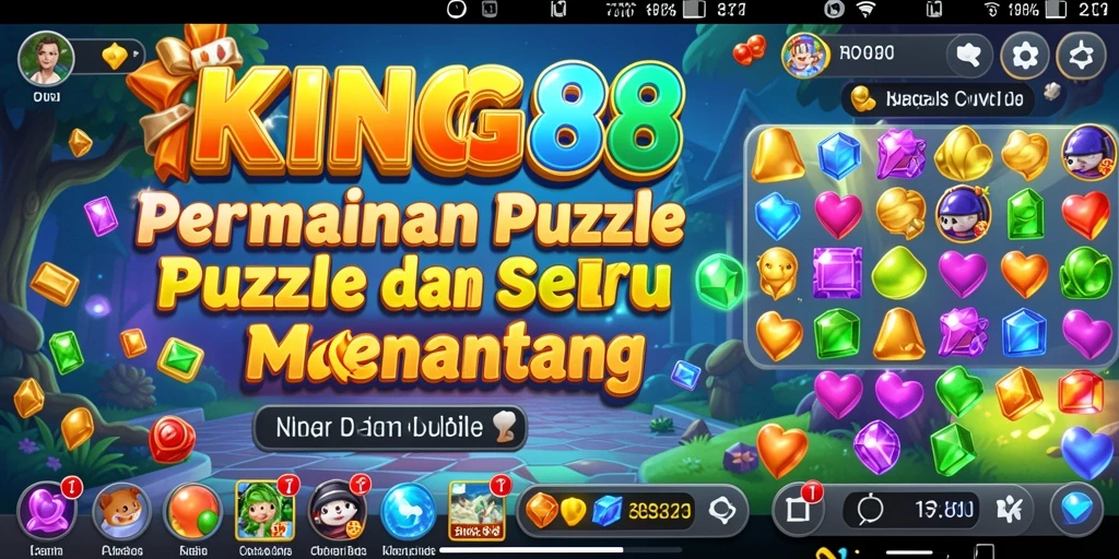 Tampilan gameplay KING88 yang menarik dan menantang.