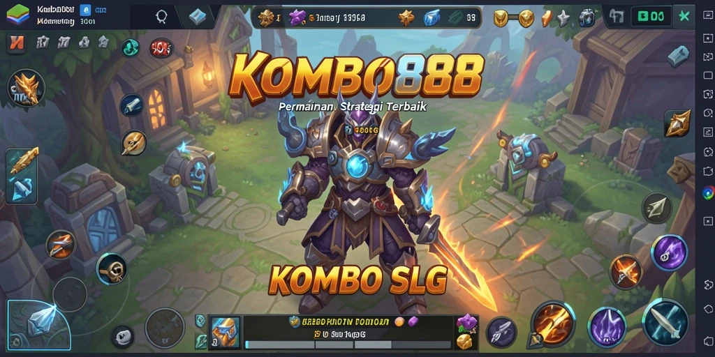 Tampilan gameplay mendebarkan KOMBO88 dengan strategi mendalam.