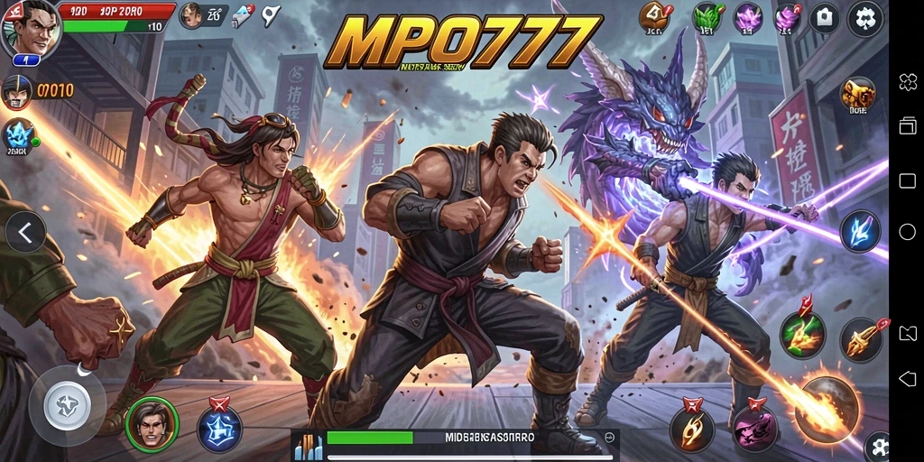 Gameplay menegangkan di MPO777 menampilkan pertarungan yang mendalam.