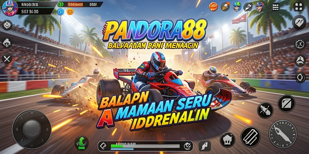 Gameplay balapan yang seru di PANDORA88 dengan berbagai jenis kendaraan.