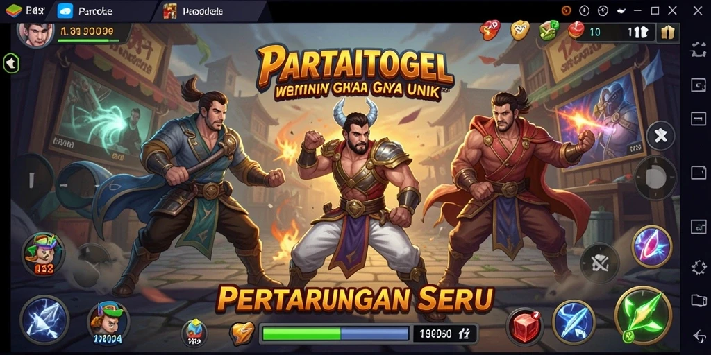 Tampilan gameplay PARTAITOGEL yang seru dan mendebarkan.