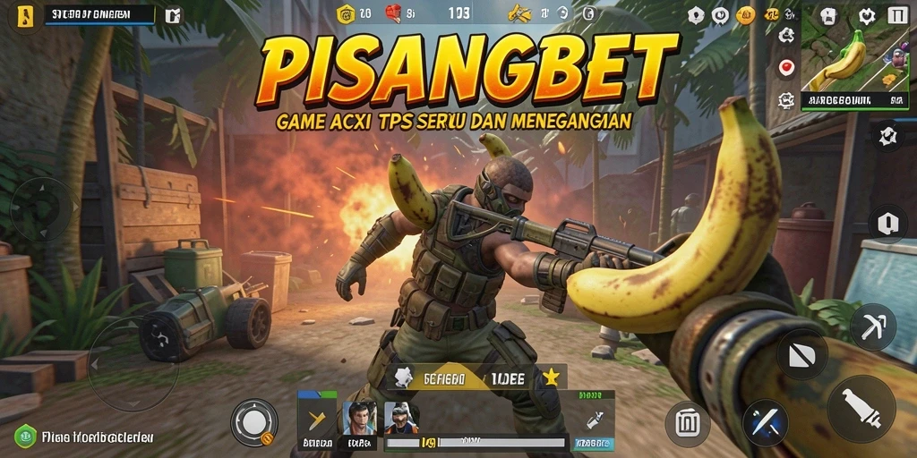 Tampilan gameplay seru PISANGBET dengan aksi menegangkan.
