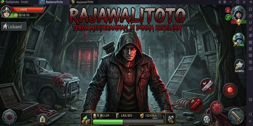Tampilan gameplay RAJAWALITOTO yang mencekam dan penuh ketegangan.