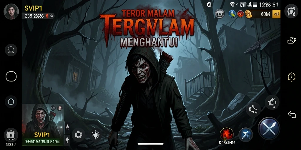 Tampilan utama gameplay <strong>SVIP1</strong> yang menegangkan dan menakutkan.