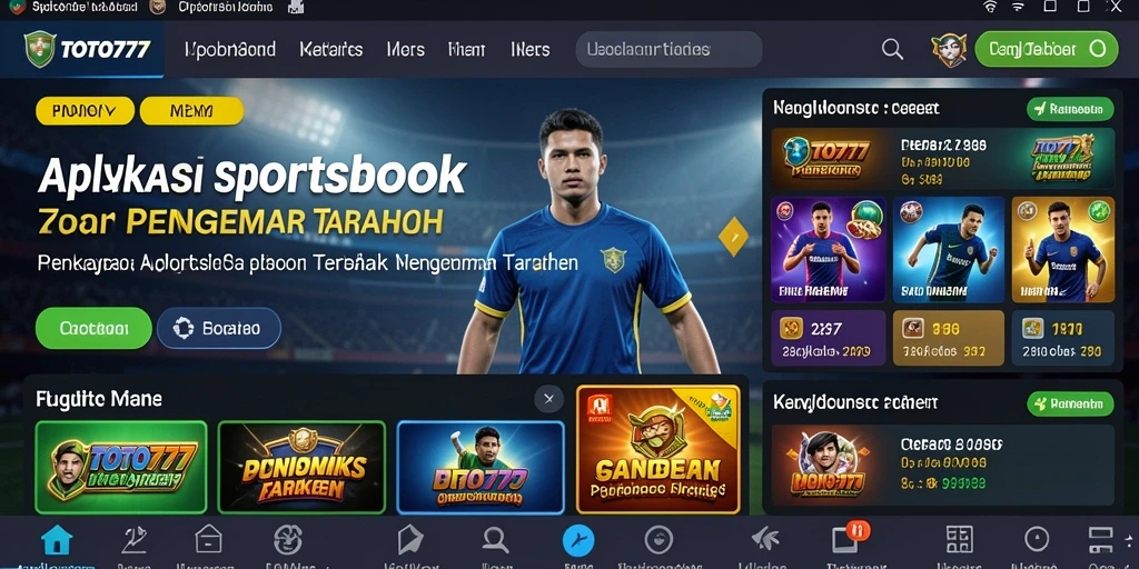 Tampilan antarmuka TOTO777 yang menarik dan mudah digunakan.