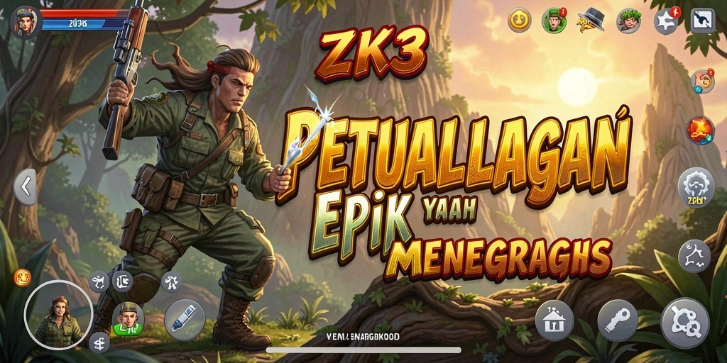 Gameplay seru di dalam dunia petualangan ZK3 yang mendebarkan.